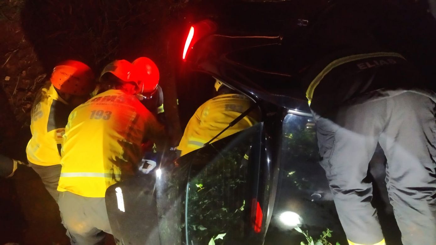 Grave Sa Da De Pista Seguida De Capotamento Registrada Em Xanxer