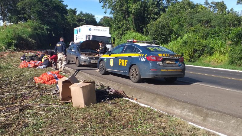 Homem mandado de prisão ativo é encontrado ao saquear carga de