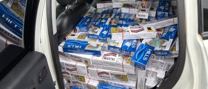 Homem é preso com 10 mil maços de cigarros contrabandeados na BR-282, em Irani
