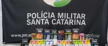 Homem é preso por contrabando com 87 cigarros eletrônicos em São Lourenço do Oeste