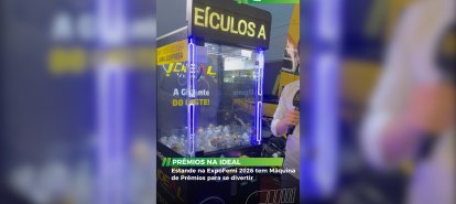VÍDEO: diversão e prêmios no estande da Ideal na ExpoFemi 2026 