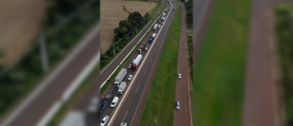 VÍDEO: quem precisa trafegar pela BR-282 entre Xanxerê e Chapecó deve redobrar a paciência durante o mês de abril