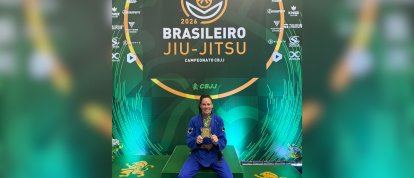 Atleta de Xanxerê conquista bicampeonato brasileiro de jiu-jitsu