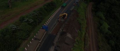 VÍDEO: motoristas enfrentam filas na BR-282 durante manutenção