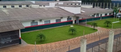 O preso foi conduzido à Penitenciária de Chapecó (Foto: SEJURI)