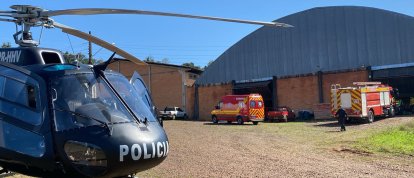 Homem tem mão esmagada em acidente de trabalho registrado no Oeste 