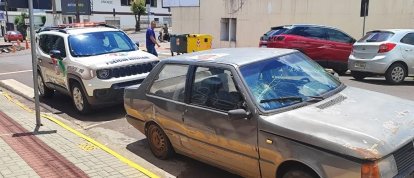 Veículo com R$ 15 mil em débitos e irregularidades é removido em Xanxerê