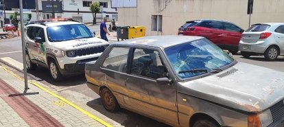 Veículo com R$ 15 mil em débitos e irregularidades é removido em Xanxerê