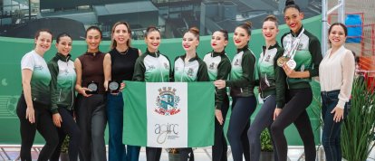 Chapecó conquista o primeiro ponto nos JASC e fecha ginástica rítmica com três medalhas