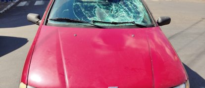 Atropelamento deixa homem ferido no centro de Xaxim