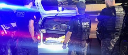 Carga de maconha avaliada em R$ 170 mil é apreendida e dois homens são presos em Quilombo