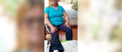 Família pede ajuda para mulher que sofre com grave ferida no pé e precisa de cirurgia urgente