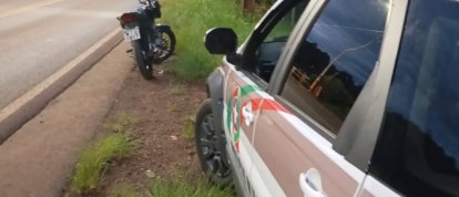 Polícia Militar recupera motocicleta furtada e prende dois jovens em Abelardo Luz
