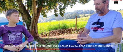 VÍDEO: Arthur, o menino que lê a alma e a aura fala se é a reencarnação de Allan Kardec
