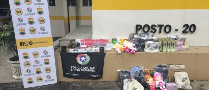 Mulher é flagrada com celulares e outras mercadorias internacionais sem nota na SC-283, em Concórdia