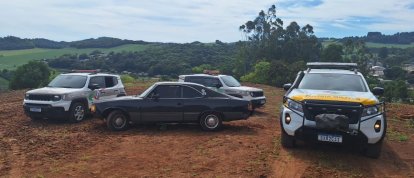 Veículo furtado é recuperado na SC-480 e suspeito é preso em São Lourenço do Oeste