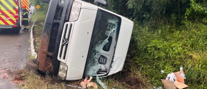Acidente de trânsito é registrado na BR-153 após veículo aquaplanar durante chuva
