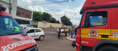 Mulher e criança ficam feridos após acidente de trânsito registrado em Abelardo Luz