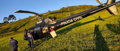 Motociclista fica ferido e é transportado pelo Saer após colisão com caminhão