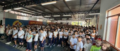 VÍDEO:&nbsp; Volta às aulas cheia de alegria no Colégio Expressivo em Xanxerê e Xaxim