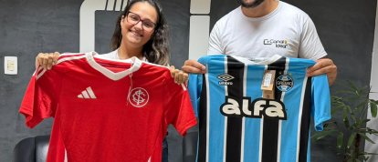 VÍDEO: Clima de GreNal e tem presente pra você!