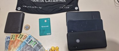 Homem é preso por tráfico de drogas após perseguição na SC-480, no Oeste