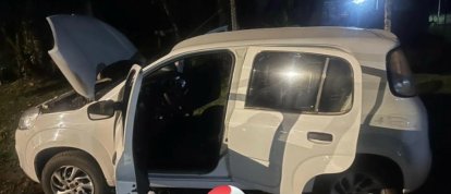 Veículo furtado é recuperado e quatro suspeitos são detidos em Xanxerê