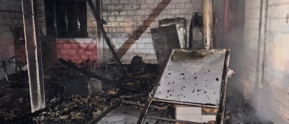 Casa de chácara é destruída por incêndio no interior de Seara