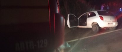 Grave acidente na BR-282 deixa um morto e um ferido grave 