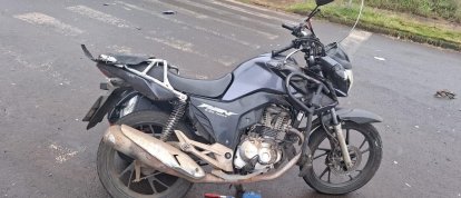 Motorista desrespeita sinalização e causa acidente em Xanxerê
