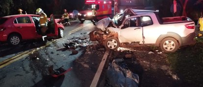 Colisão frontal deixa um morto e dois feridos no interior de Saudades