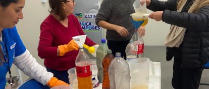 Programa Socioambiental e oficina de sabão ecológico envolve comunidade em Xaxim