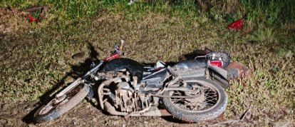 Motociclista fica ferido após sofrer queda na BR-282, em Ponte Serrada