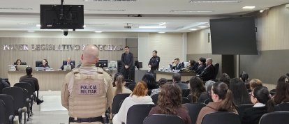 Julgamento durou mais de 20 horas (Foto: TJSC)
