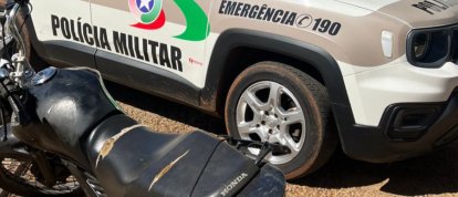 Homem é preso por receptação após ser flagrado com motocicleta furtada em Xanxerê