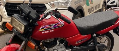 Motocicleta com registro de furto é recuperada pela Polícia Militar em Xanxerê