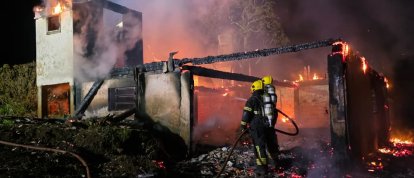 Incêndio destrói residência desabitada no interior de município do Oeste