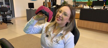 VÍDEO: A Daia foi testar o PS5 da Marció Computadores, mas tinha alguma coisa diferente nesse jogo…