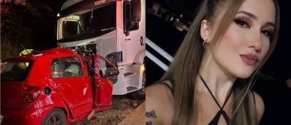 Mulher morre em colisão frontal entre carro e caminhão na BR-163, em Dionísio Cerqueira