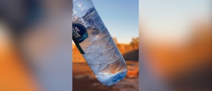 VÍDEO: frio intenso registrado em Bom Jardim da Serra no fim de semana proporciona um espetáculo da natureza