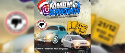 Encontro de carros antigos e rebaixados em Xanxerê vai arrecadar doces para o Natal