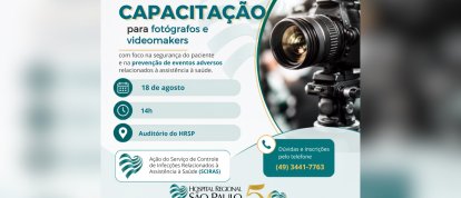 HRSP promove capacitação para fotógrafos e videomakers que atuam na maternidade