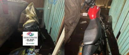 Homem é preso por receptação ao esconder moto furtada dentro de casa em Xaxim