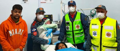 Bebê nasce dentro de casa antes da chegada dos bombeiros em Piratuba