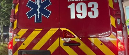 Confusão em evento termina com viatura dos bombeiros danificada no Oeste catarinense