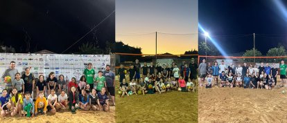 Projeto do Rotaract de São Domingos reúne cerca de 50 crianças em escolinha gratuita de voleibol de areia