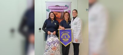 Hospital Regional São Paulo recebe doação de 300 roscas de amamentação do Lions Clube de Bom Jesus