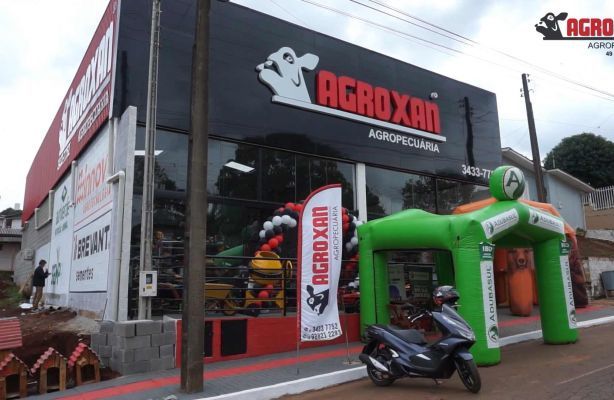 A Agroxan Agropecuária está há sete anos no mercado e convida você para conhecer a nova loja