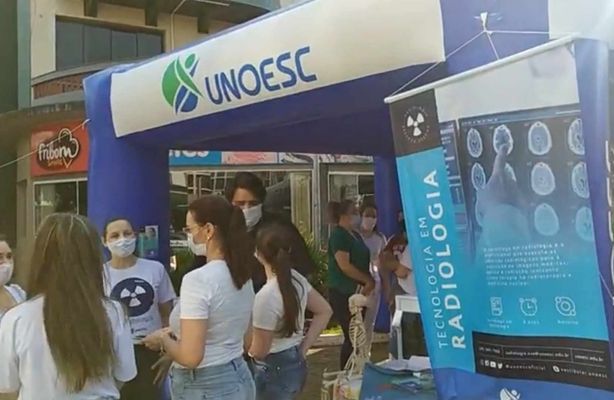 Hoje tem Unoesc na comunidade em Xanxerê