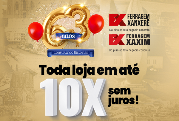 POP UP FERRAGEM XANXERÊ 63 ANOS
